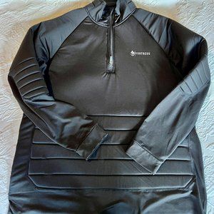 Fortress All Weather Gear - Basepro 1/4 Zip Black - Men's Size 2XL